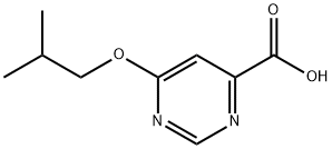 6-Isobutoxypyrimidine-4-carboxylic acid Structure
