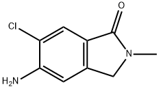 5-AMINO-6-CHLORO-2-METHYLISOINDOLIN-1-ONE,1441173-08-5,结构式