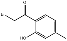 Ethanone, 2-bromo-1-(2-hydroxy-4-methylphenyl)- Struktur