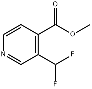 3-(二氟甲基)异烟酸甲酯 结构式