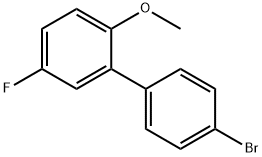 4-BROMO-5-FLUORO-2-METHOXY-1,1-BIPHENYL Structure