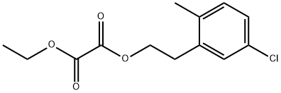 5-CHLORO-2-METHYLPHENETHYL ETHYL OXALATE Structure