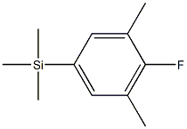 (4-fluoro-3,5-dimethylphenyl)-trimethylsilane Struktur