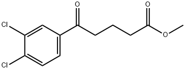 METHYL 5-(3,4-DICHLOROPHENYL)-5-OXOPENTANOATE Struktur
