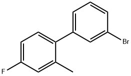 3-BROMO-4-FLUORO-2-METHYL-1,1-BIPHENYL Struktur