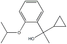 1-cyclopropyl-1-(2-propan-2-yloxyphenyl)ethanol Structure