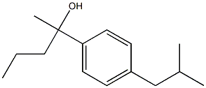 2-[4-(2-methylpropyl)phenyl]pentan-2-ol|