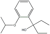 3-(2-propan-2-yloxyphenyl)pentan-3-ol 结构式