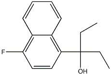 3-(4-fluoronaphthalen-1-yl)pentan-3-ol Structure