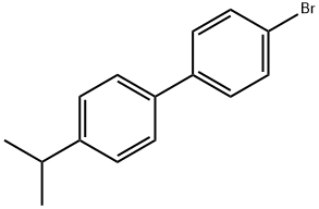 4-ブロモ-4'-ISO-プロピルビフェニル 化学構造式
