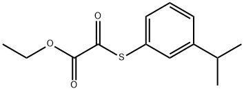 ETHYL 2-((3-ISOPROPYLPHENYL)THIO)-2-OXOACETATE