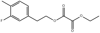 ETHYL 3-FLUORO-4-METHYLPHENETHYL OXALATE Structure