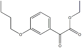 Ethyl 3-n-butoxybenzoylformate Structure