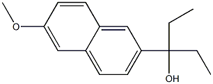 3-(6-methoxynaphthalen-2-yl)pentan-3-ol Structure
