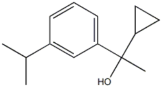 1-cyclopropyl-1-(3-propan-2-ylphenyl)ethanol Structure