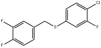 1443352-79-1 1,2-ジフルオロ-4-[(4-クロロ-3-フルオロフェニル)スルファニルメチル]ベンゼン