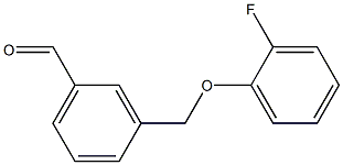 3-((2-fluorophenoxy)methyl)benzaldehyde Struktur