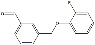 3-((2-fluorophenoxy)methyl)benzaldehyde, 1443353-65-8, 结构式