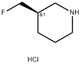 (3R)-3-(fluoromethyl)piperidine hydrochloride Struktur