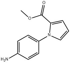 1-(4-Amino-phenyl)-1H-pyrrole-2-carboxylic acid methyl ester,1445153-72-9,结构式