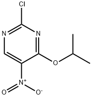 2-Chloro-4-isopropoxy-5-nitropyrimidine Struktur