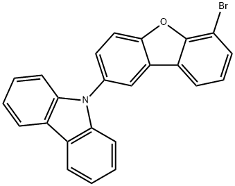 9H-Carbazole, 9-(6-bromo-2-dibenzofuranyl)-|9H-Carbazole, 9-(6-bromo-2-dibenzofuranyl)-