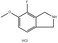 4-FLUORO-5-METHOXYISOINDOLINE HCL Struktur