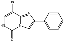 8-BROMO-2-PHENYLIMIDAZO[1,2-C]PYRIMIDIN-5(6H)-ONE Struktur