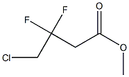 4-氯-3,3-二氟丁酸甲酯, 1447671-69-3, 结构式