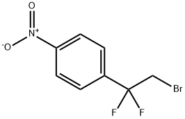 1-(2-溴-1,1-二氟乙基)-4-硝基苯,1447671-74-0,结构式