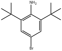 4-bromo-2,6-ditert-butylphenylamine Struktur