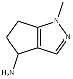1-Methyl-1,4,5,6-tetrahydro-cyclopentapyrazol-4-ylamine Struktur