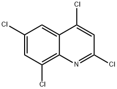 2,4,6,8-Tetrachloro-quinoline 化学構造式