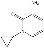3-amino-1-cyclopropylpyridin-2-one Structure
