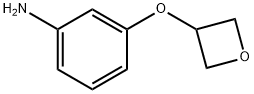 3-(氧杂环丁烷-3-基氧基)苯胺,1447962-24-4,结构式