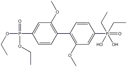 (R)-TETRAETHYL 6,6-DIMETHOXYBIPHENYL-2,2-DIYLDIPHOSPHONATE Struktur