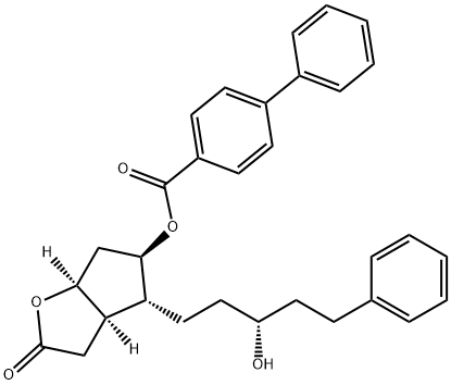 [1,1-Biphenyl]-4-carboxylic Acid (3aR,4R,5R,6aS)-Hexahydro-4-[(3R)-3-hydroxy-5-phenylpentyl]-2-oxo-2H-cyclopenta[b]furan-5-yl Ester