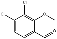 3,4-Dichloro-2-methoxybenzaldehyde Structure