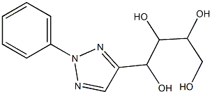 1,2,3,4-Butanetetrol,1-(2-phenyl-2H-1,2,3-triazol-4-yl)- 化学構造式