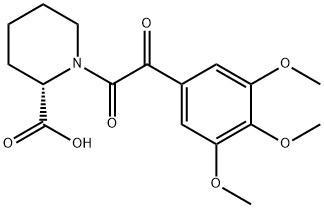 (S)-1-(2-oxo-2-(3,4,5-trimethoxyphenyl)acetyl)piperidine-2-carboxylic acid|(S)-1-(2-氧亚基-2-(3,4,5-三甲氧苯基)乙酰基)哌啶-2-羧酸