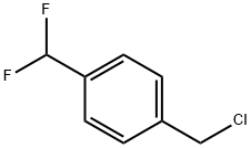 1-(chloromethyl)-4-(difluoromethyl)benzene 化学構造式