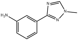 3-(1-methyl-1H-1,2,4-triazol-3-yl)aniline Struktur