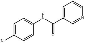 3-Pyridinecarboxamide,N-(4-chlorophenyl)- Structure