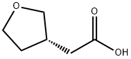 (S)-2-(tetrahydrofuran-3-yl)acetic acid 结构式