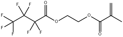 2-(Methacryloyloxy)ethyl heptafluorobutanoate Struktur