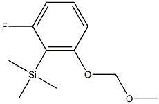 [2-fluoro-6-(methoxymethoxy)phenyl]-trimethylsilane Structure