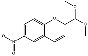 2-(Dimethoxymethyl)-2-methyl-6-nitro-2H-chromene|6-硝基-2-甲基-2-二甲氧甲基-2H-1-苯并吡喃