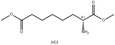 R-2-氨基辛二酸二甲酯盐酸盐, 146924-44-9, 结构式