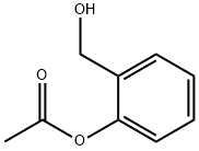Benzenemethanol, 2-(acetyloxy)- 化学構造式