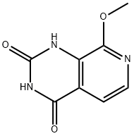 8-METHOXYPYRIDO[3,4-D]PYRIMIDINE-2,4-DIOL Struktur